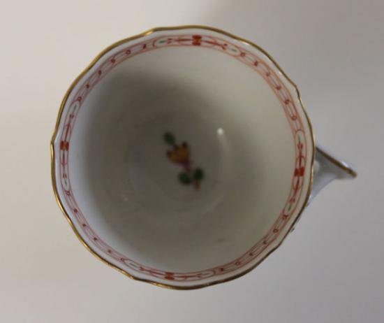１０６　マイセン meissen デミタスカップ＆ソーサー(柿右衛門様式のデザイン)