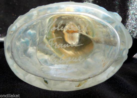 ０８７　フランス　ルネラリック Rene Lalique　アンティーク　モリナールヌード像型のパフュームボトル