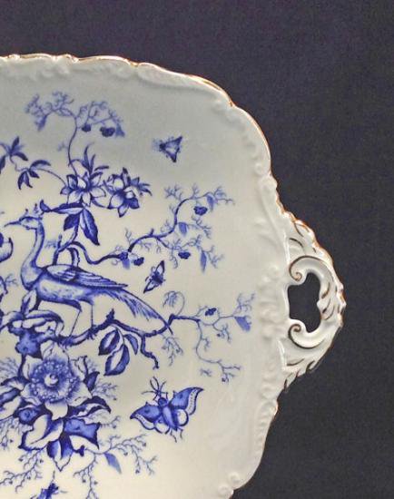 １０５　Cairoパターン　持ち手付きケーキプレート