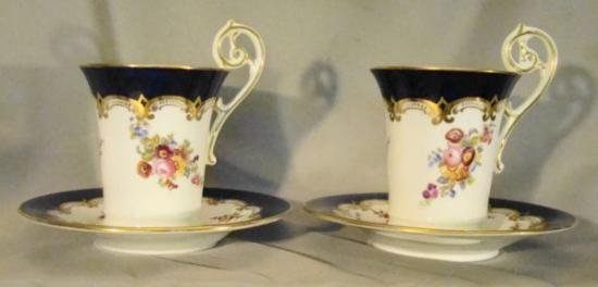 ０９５　ポーセリン　カップアンドソーサー