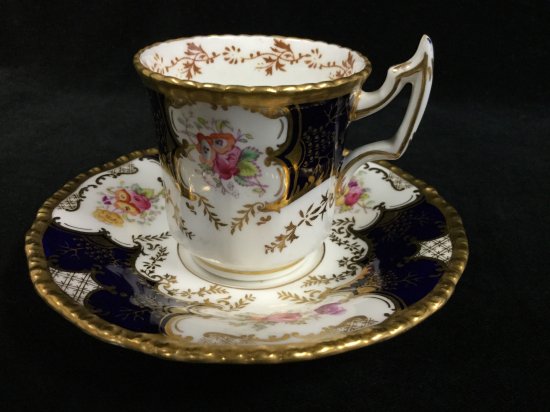 ０９２　コールポート　デミタスカップ＆ソーサー　バットウイング