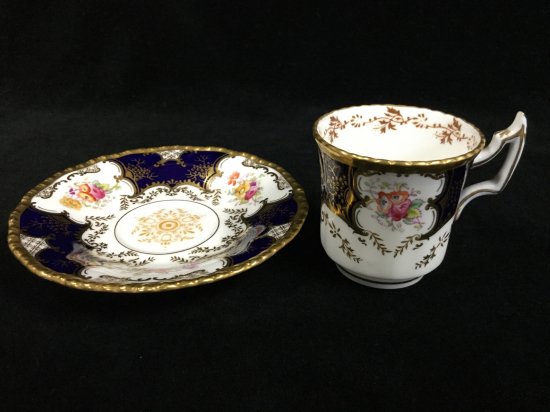 ０９２　コールポート　デミタスカップ＆ソーサー　バットウイング