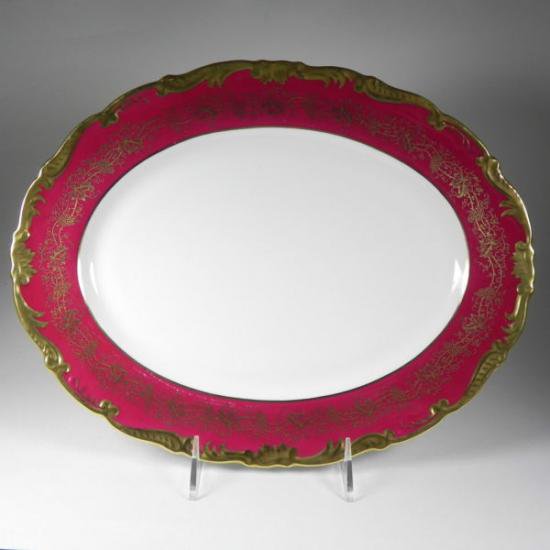 ０８７　Hazeltonパターンのオーヴァル型サービスプレート