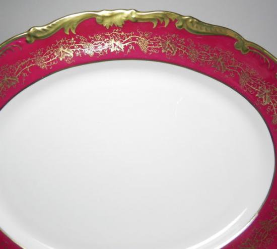 ０８７　Hazeltonパターンのオーヴァル型サービスプレート