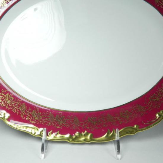 ０８７　Hazeltonパターンのオーヴァル型サービスプレート