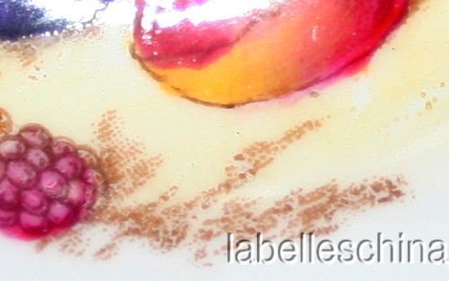 ０２４　エインズレイ　ティーカップ&ソーサー(オーバンフルーツ　オレンジ)