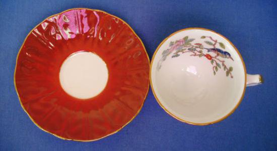 ０５２　エインズレイ　カップ&ソーサー　(青い鳥　2902番)