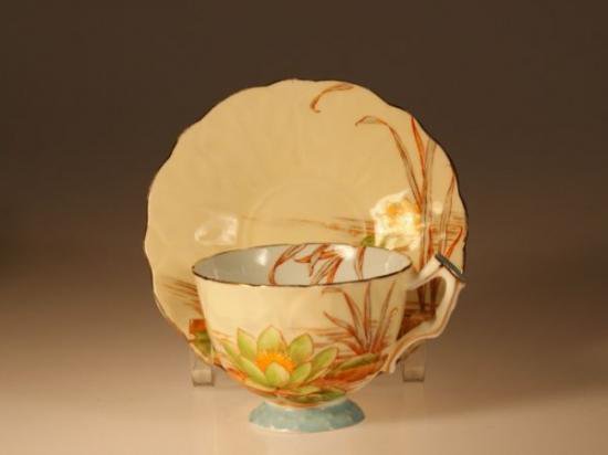 ０７６　エインズレイ　カップ＆ソーサー　ウォーターリリー　1930年代【レア】