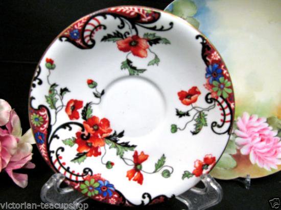 １１７　エインズレイ　カップ＆ソーサー　伊万里パターン　ポピー