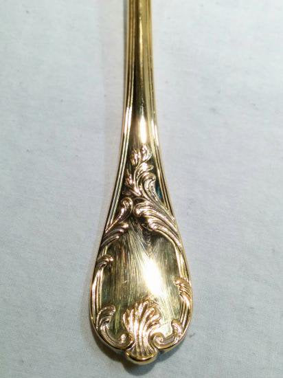 ０６４　クリストフル ゴールド マルリー Christofleフォーク25ｃｍ 24K