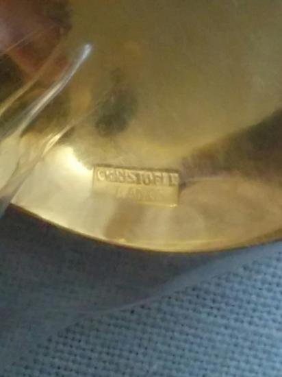 ０６６　クリストフル ゴールド パール スプーン ３本セットChristofle