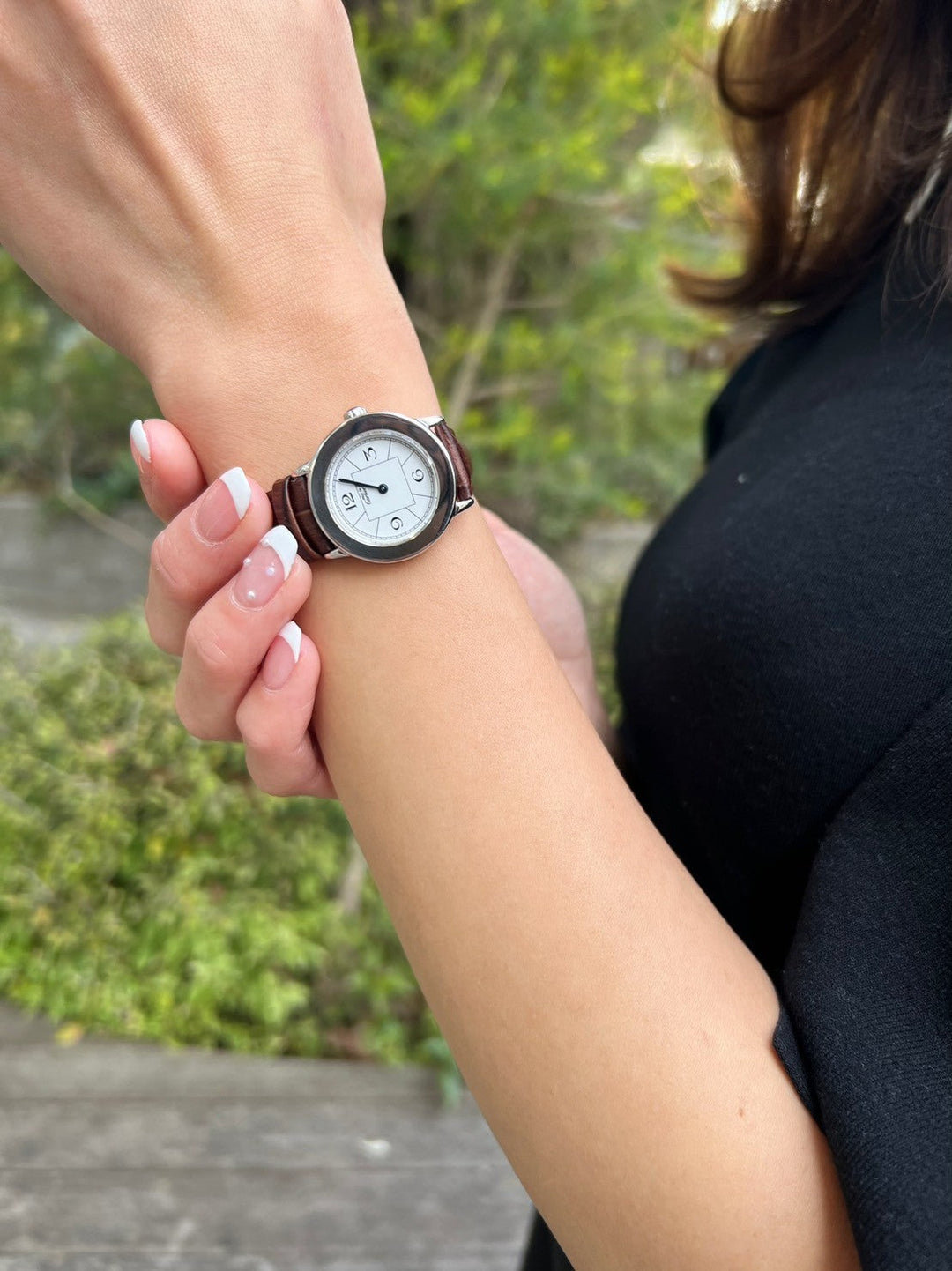 カルティエ　マストロンド　レディースラウンドウォッチ　クオーツモデル