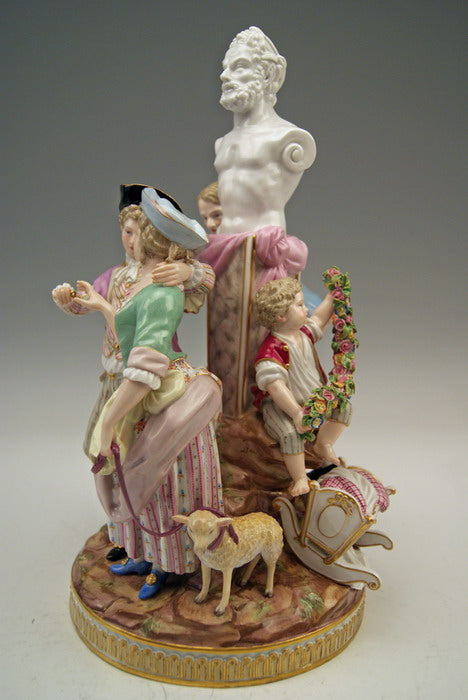 マイセン　結婚しようとするカップル　M.V.アシエ