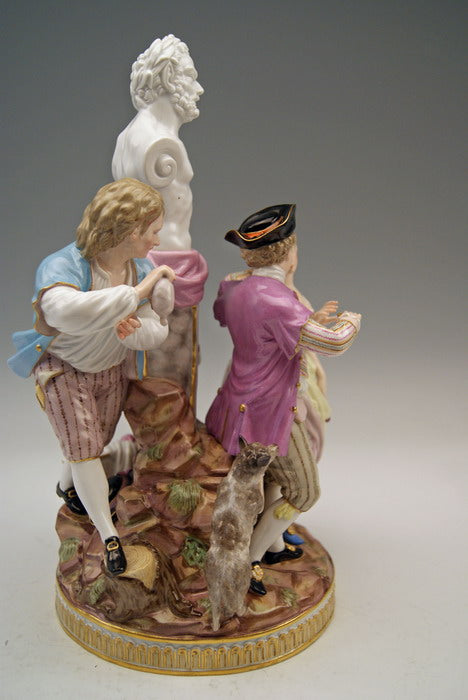 マイセン　結婚しようとするカップル　M.V.アシエ