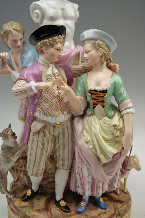 マイセン　結婚しようとするカップル　M.V.アシエ