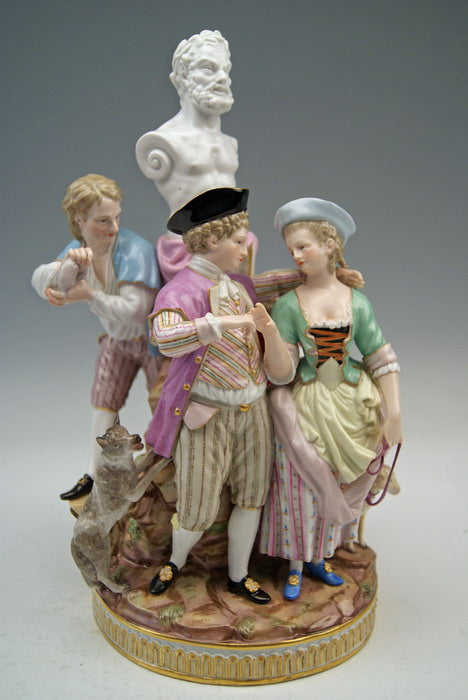 マイセン　結婚しようとするカップル　M.V.アシエ