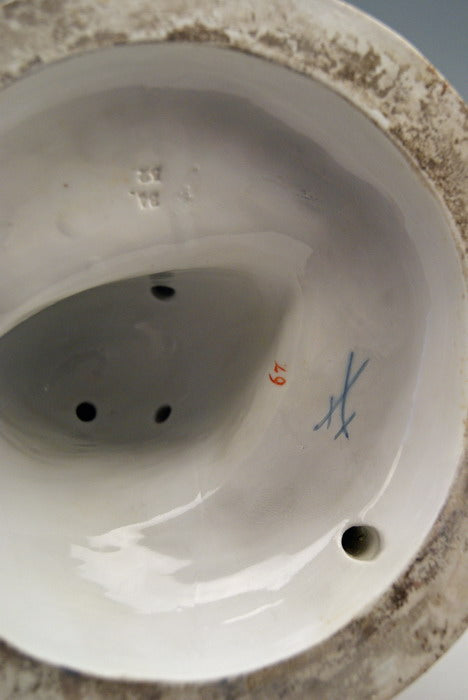 マイセン　結婚しようとするカップル　M.V.アシエ