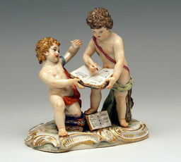 マイセン 天使 フィギュリン 鼻ぺちゃのキューピッド フィギュア 人形 マイセン キューピッド（天使・Lシリーズ） – アンティーク