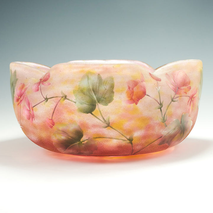 ドーム兄弟（ドームナンシー）ゼラニウムの花の器