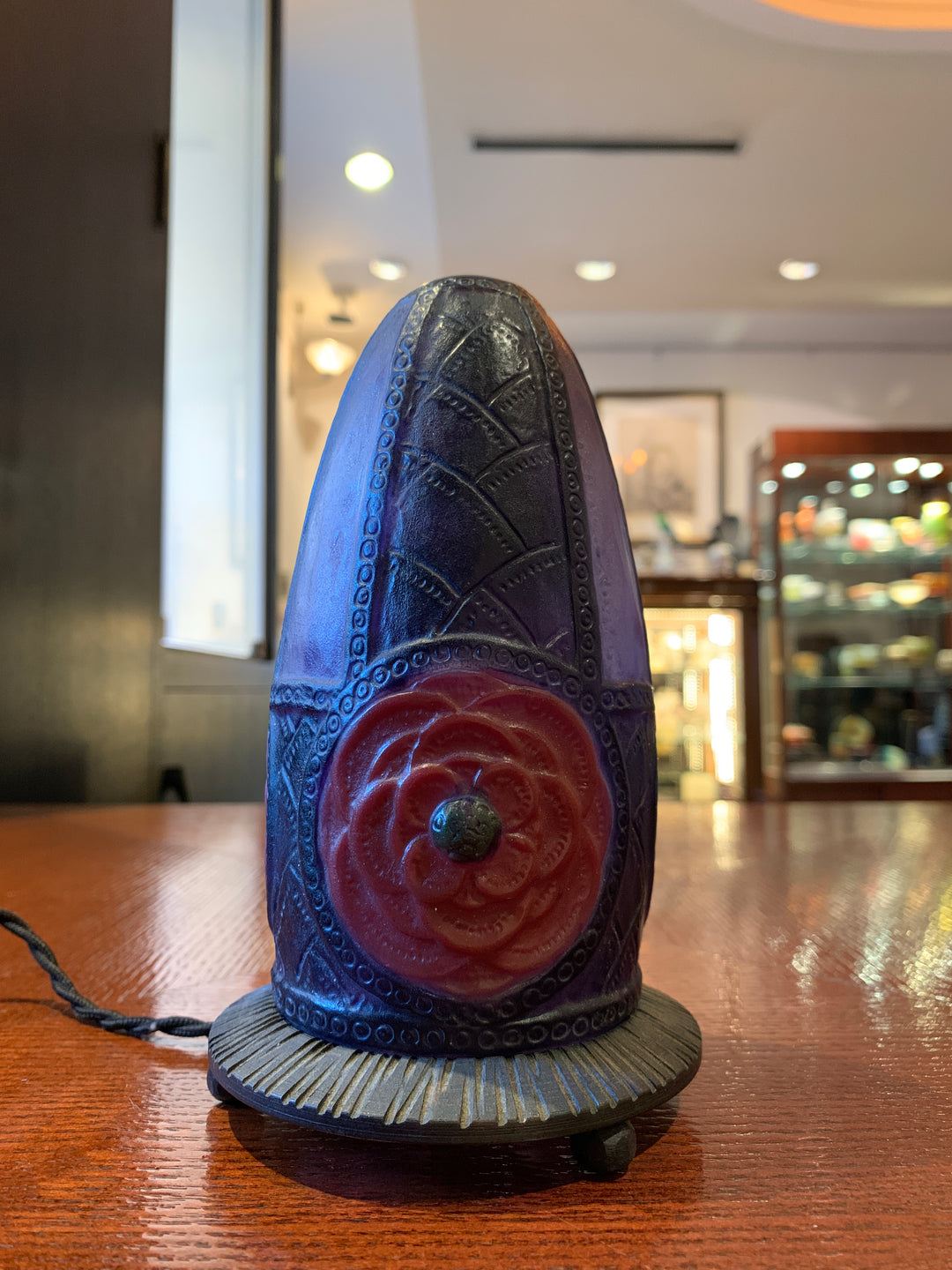 アルジー・ルソー　アンティーク パフュームランプ（ナイトランプ　ベッドサイドランプ）