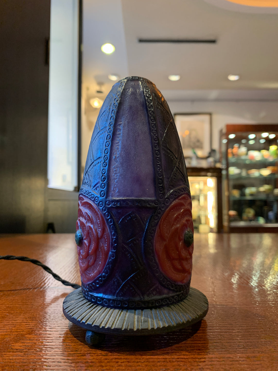 アルジー・ルソー　アンティーク パフュームランプ（ナイトランプ　ベッドサイドランプ）