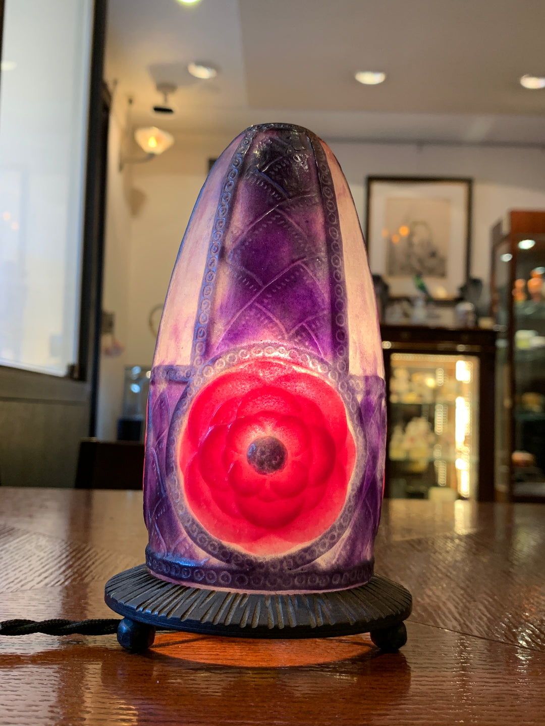 アルジー・ルソー　アンティーク パフュームランプ（ナイトランプ　ベッドサイドランプ）