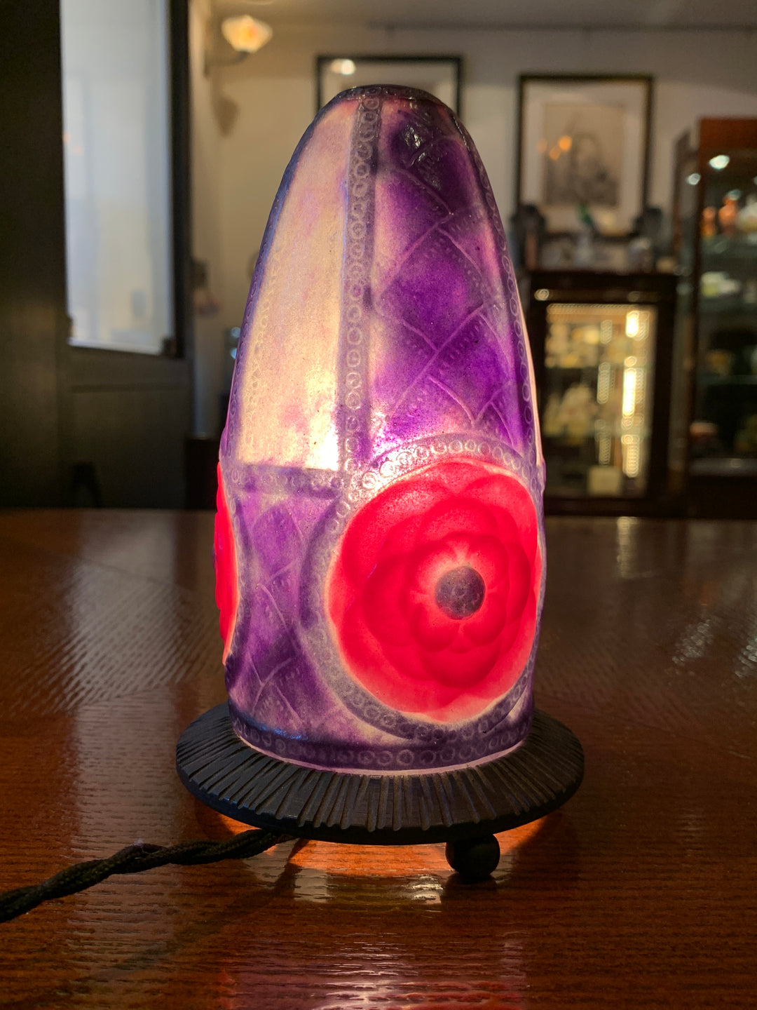 アルジー・ルソー　アンティーク パフュームランプ（ナイトランプ　ベッドサイドランプ）