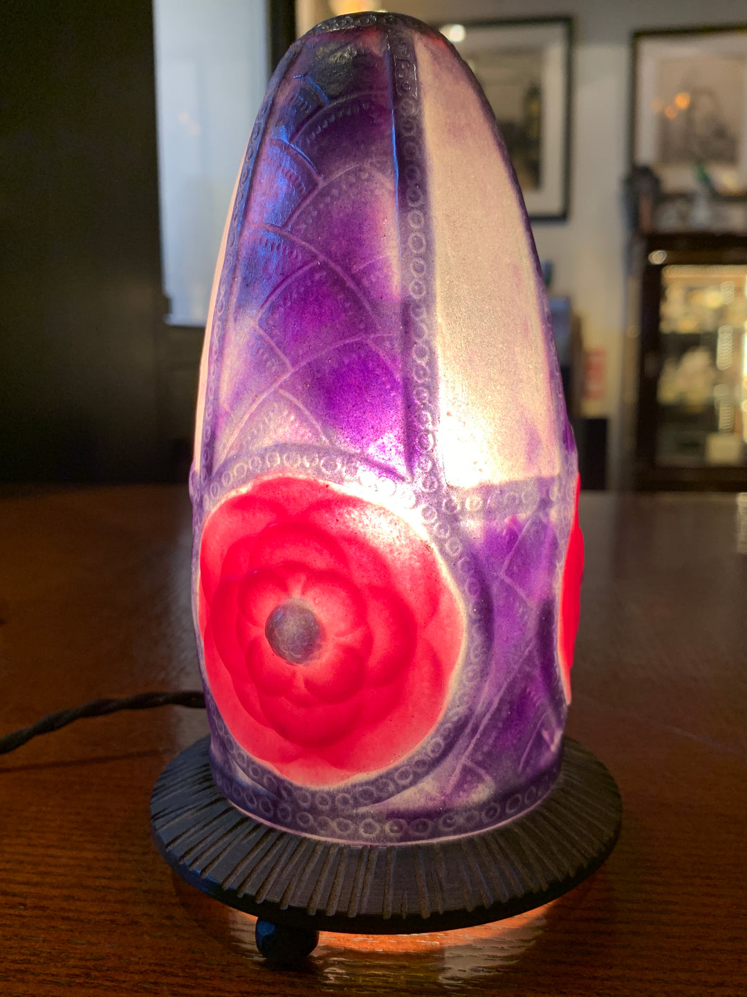 アルジー・ルソー　アンティーク パフュームランプ（ナイトランプ　ベッドサイドランプ）