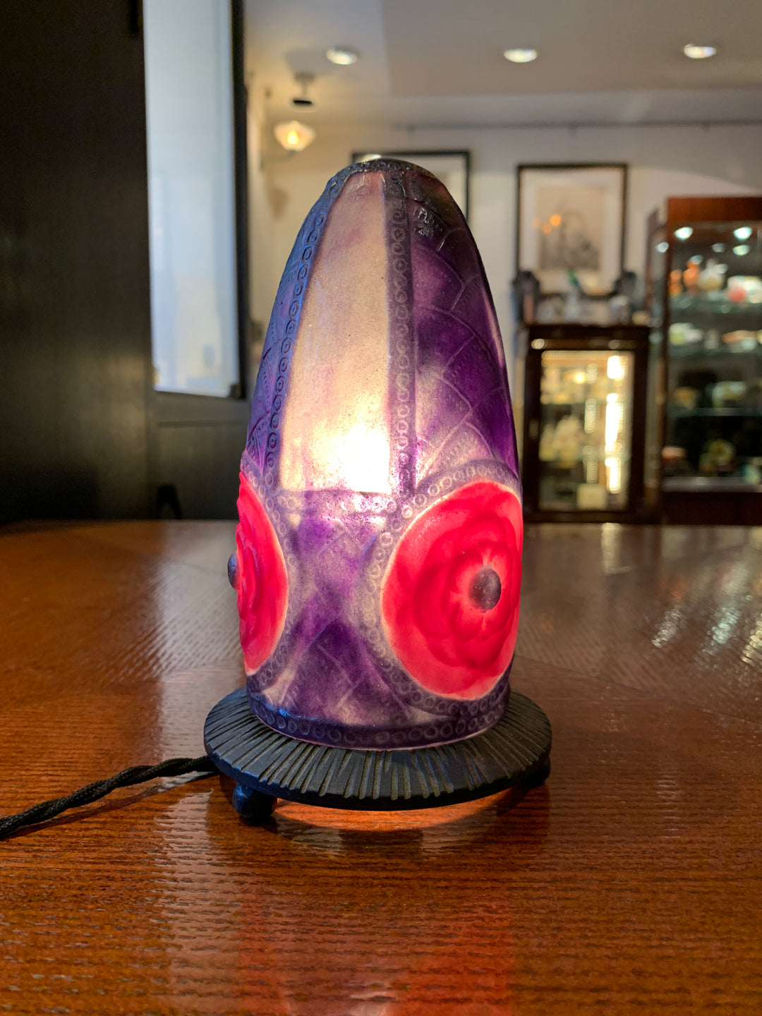 アルジー・ルソー　アンティーク パフュームランプ（ナイトランプ　ベッドサイドランプ）