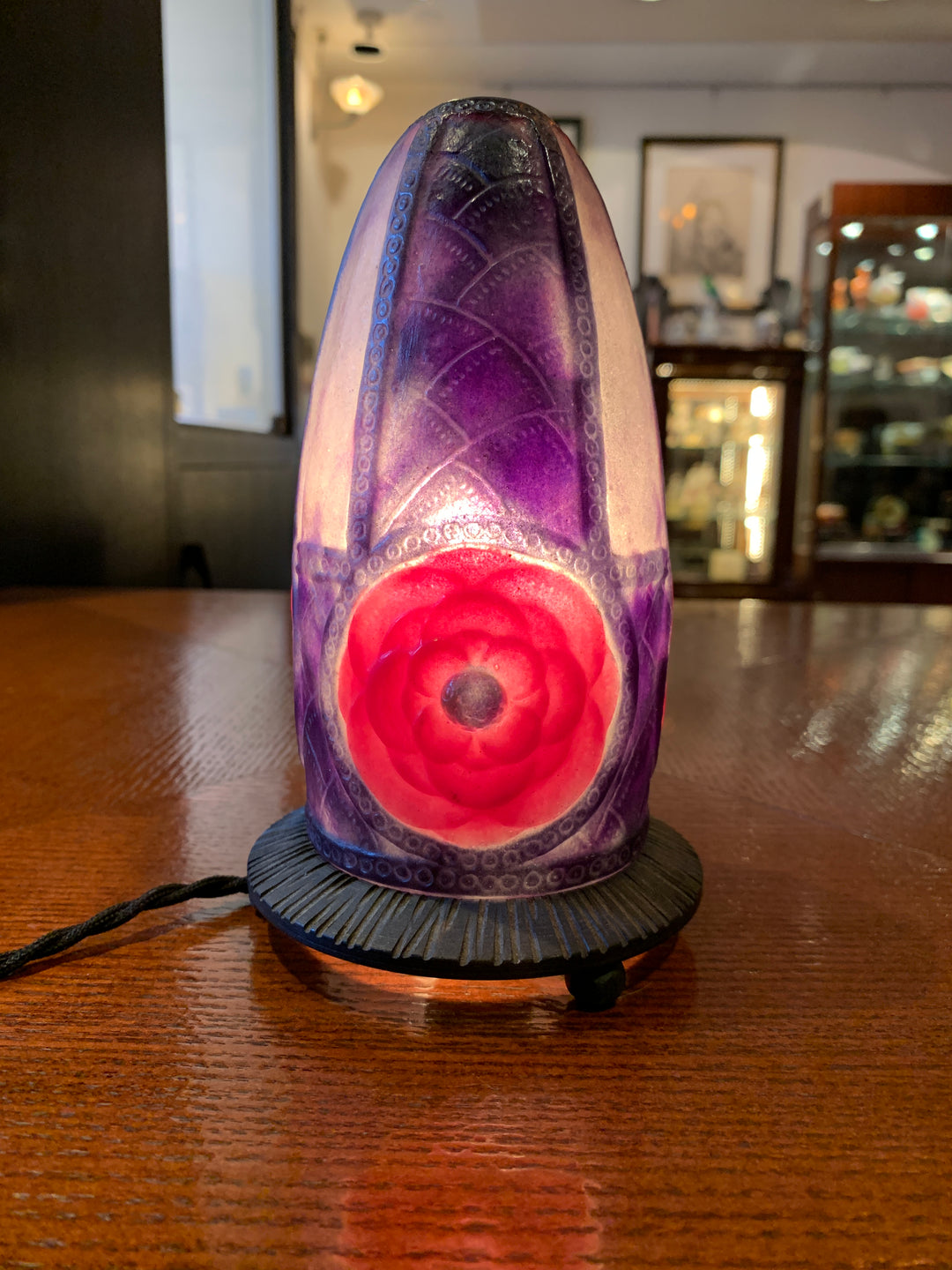 アルジー・ルソー　アンティーク パフュームランプ（ナイトランプ　ベッドサイドランプ）