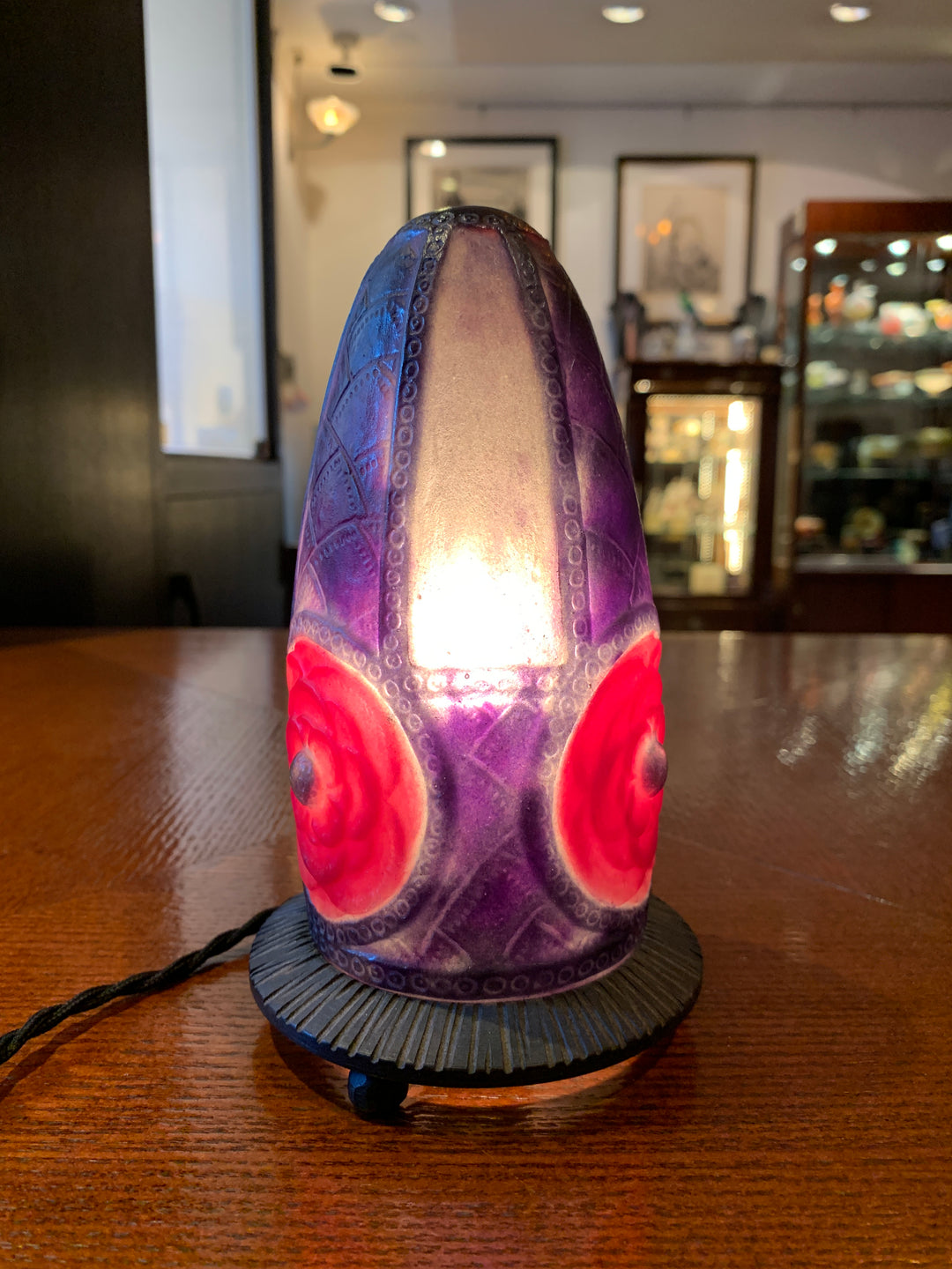 アルジー・ルソー　アンティーク パフュームランプ（ナイトランプ　ベッドサイドランプ）