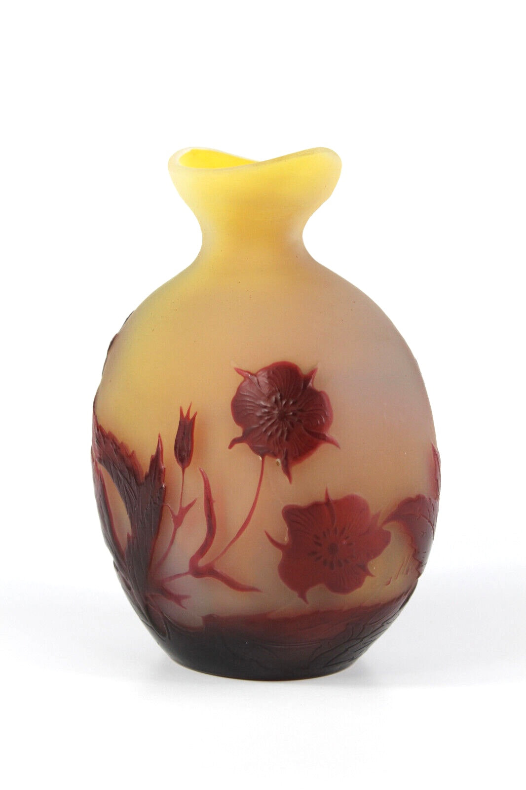 エミールガレ　フルールルージュの花の花瓶