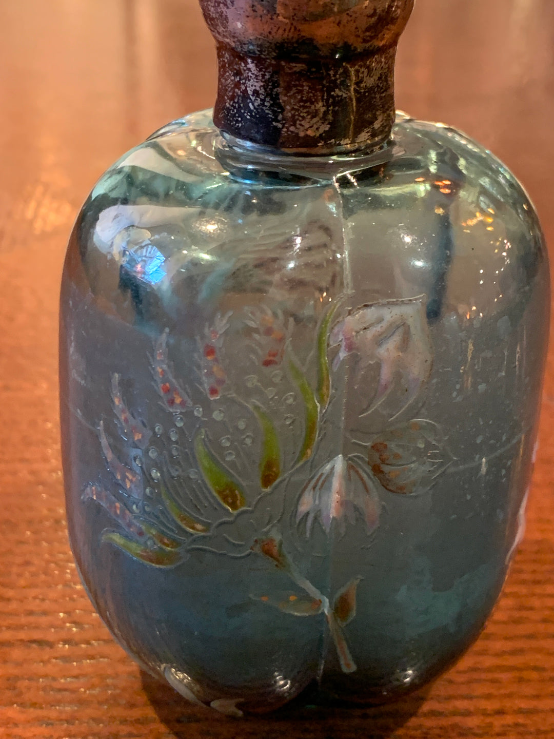 エミール・ガレ クレマンス 香水噴霧器 1890年代 アンティーク 美品 エミール・ガレ クレマンス 香水噴霧器 1890年代 アンティーク 美品