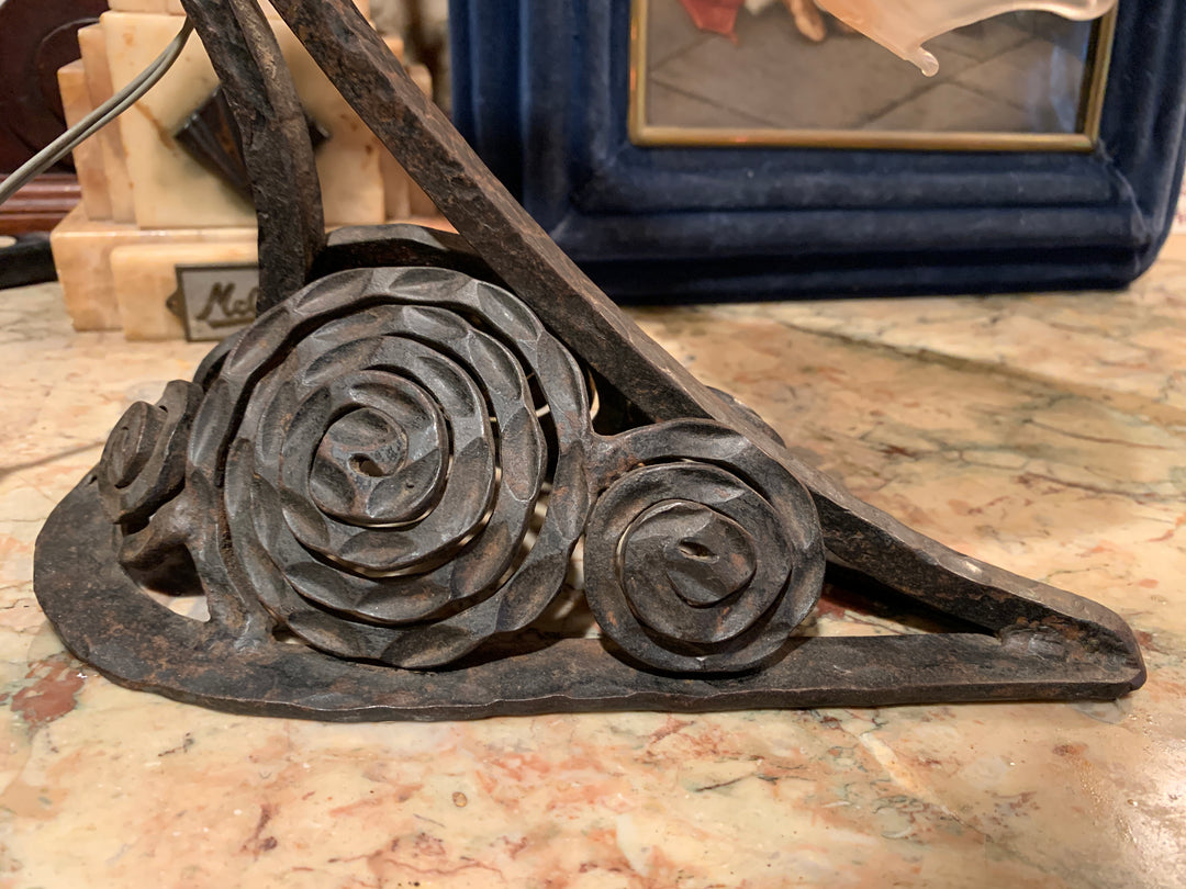 ドーム兄弟（ドームナンシー）アールデコ様式花紋テーブルランプ