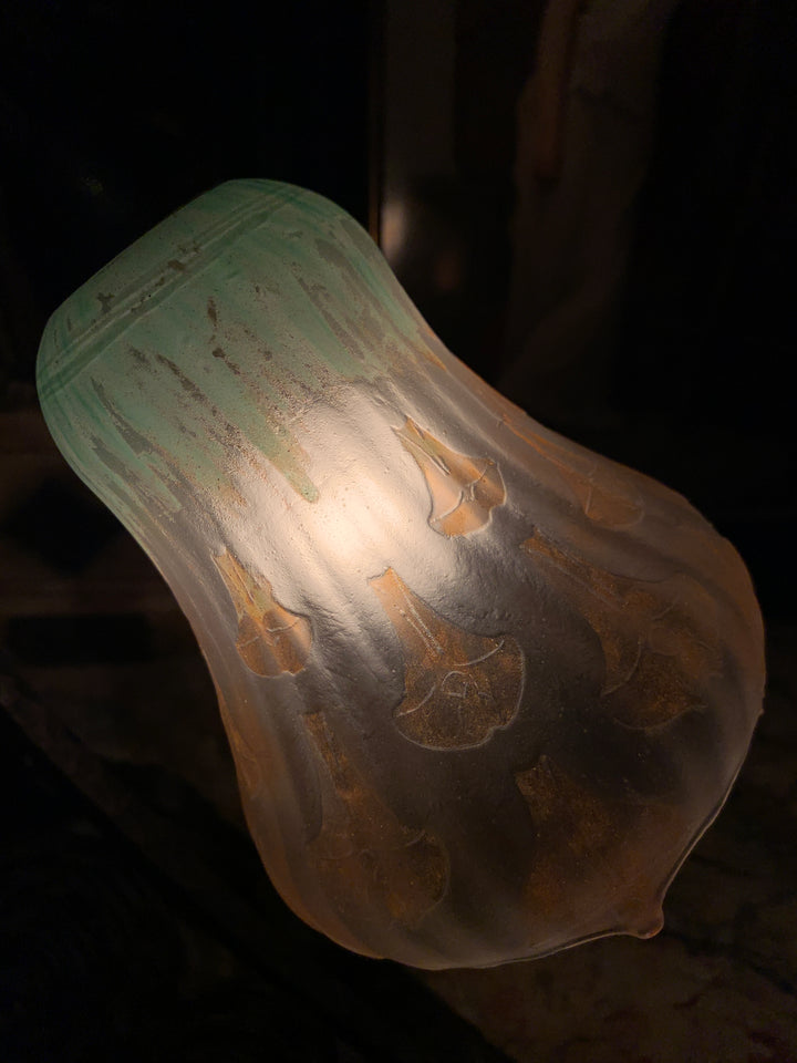 ドーム兄弟（ドームナンシー）アールデコ様式花紋テーブルランプ