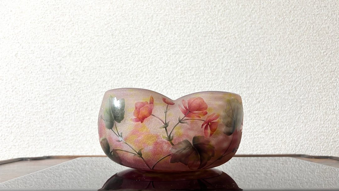 ドーム兄弟（ドームナンシー）ゼラニウムの花の器