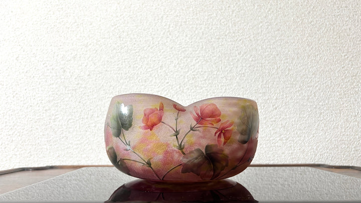 ドーム兄弟（ドームナンシー）ゼラニウムの花の器