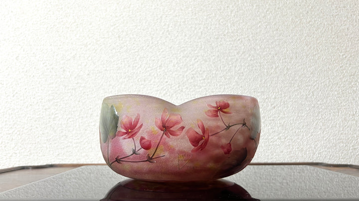 ドーム兄弟（ドームナンシー）ゼラニウムの花の器