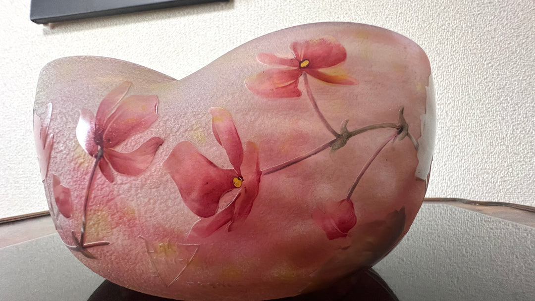 ドーム兄弟（ドームナンシー）ゼラニウムの花の器