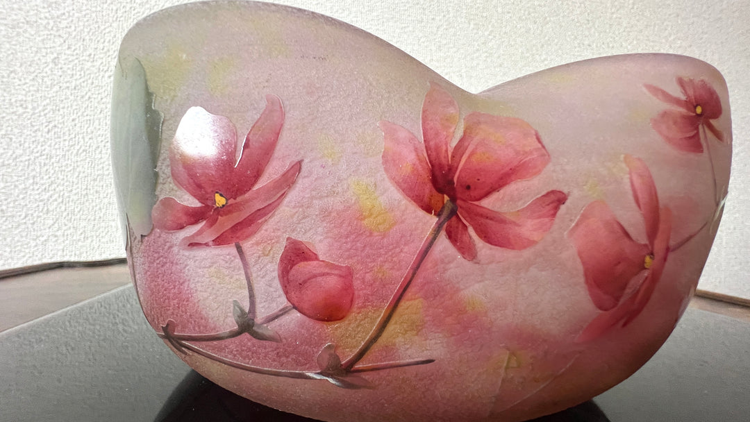 ドーム兄弟（ドームナンシー）ゼラニウムの花の器