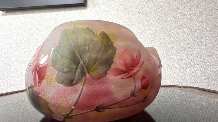 ドーム兄弟（ドームナンシー）ゼラニウムの花の器