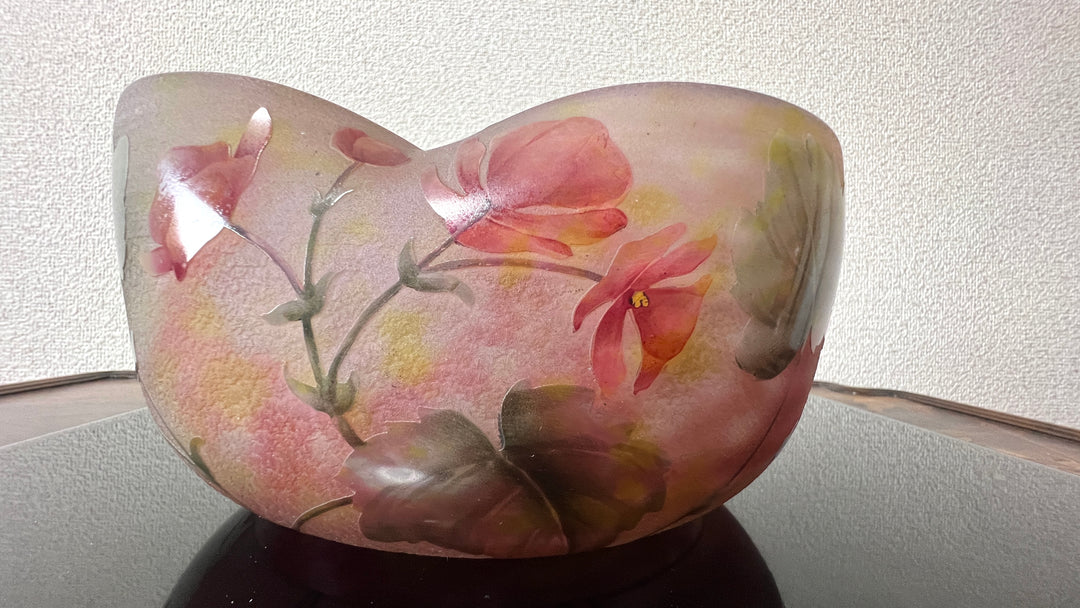 ドーム兄弟（ドームナンシー）ゼラニウムの花の器