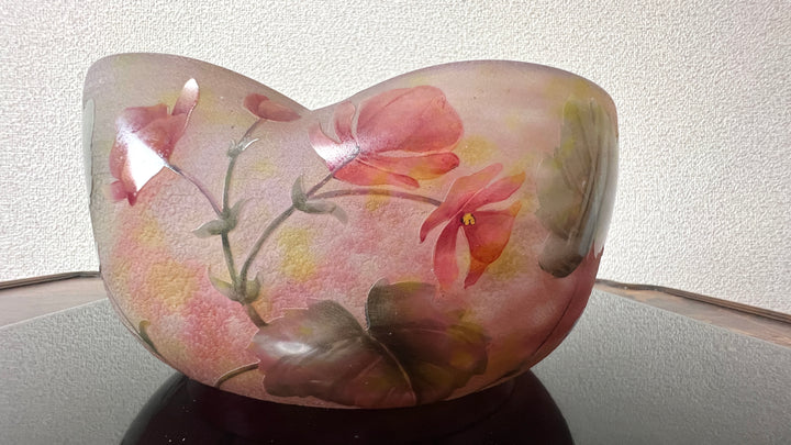 ドーム兄弟（ドームナンシー）ゼラニウムの花の器