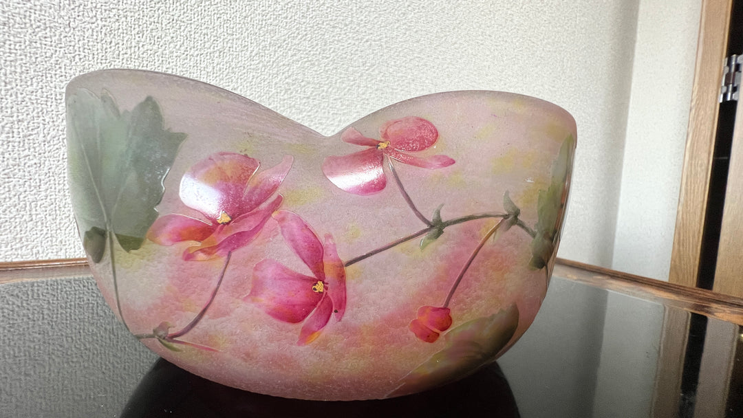 ドーム兄弟（ドームナンシー）ゼラニウムの花の器