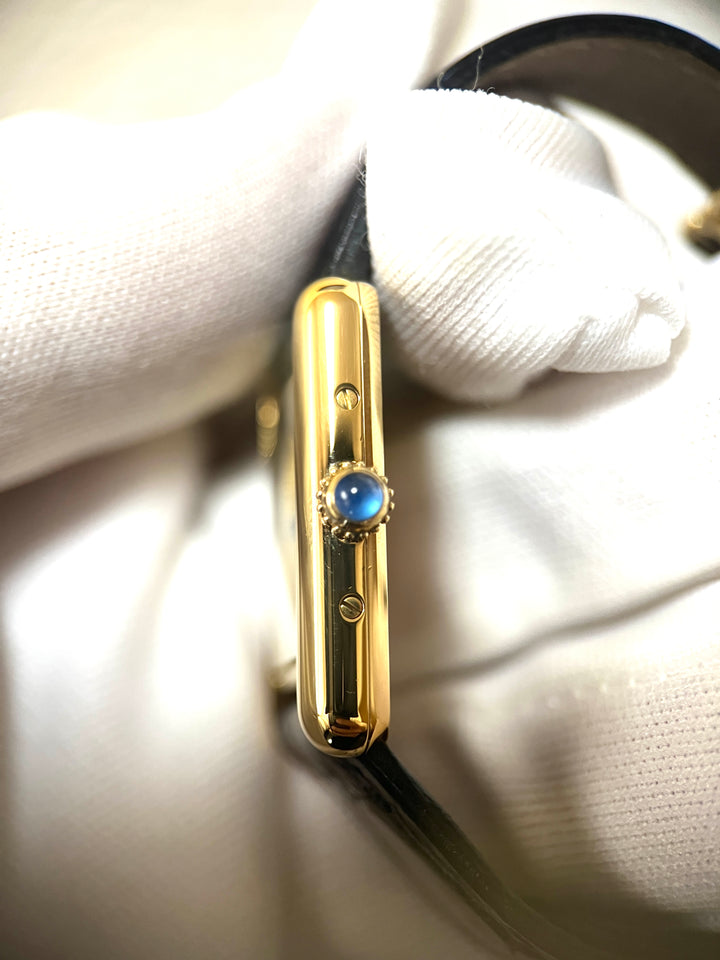 マスト ドゥ カルティエ タンク ブレゲインデックス文字盤 SMサイズ スターリングシルバーに18Kヴェルメイユ