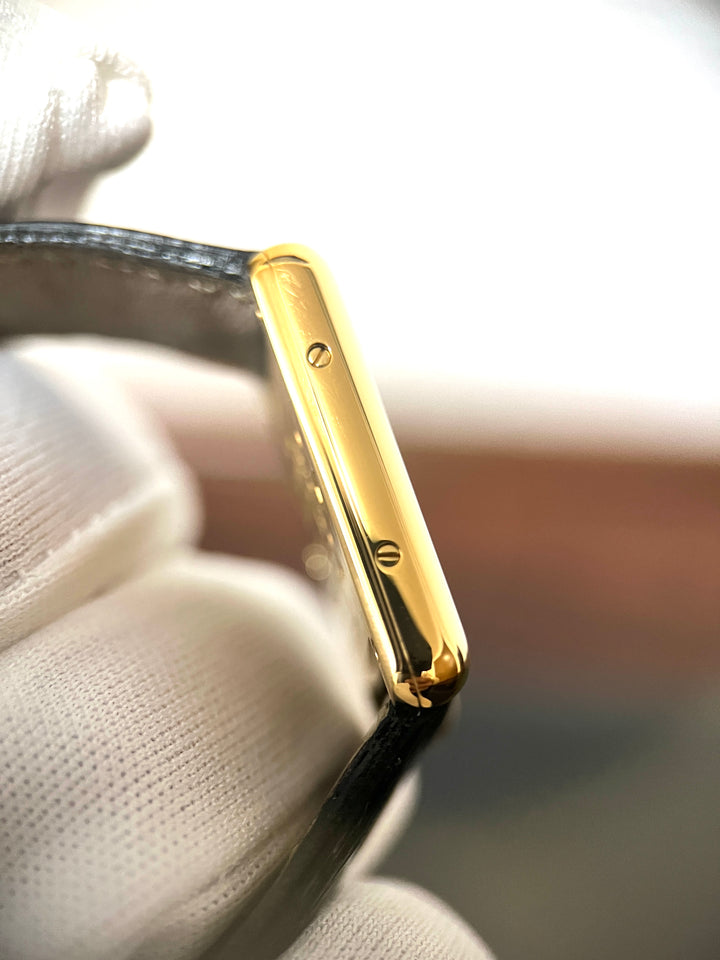 マスト ドゥ カルティエ タンク ブレゲインデックス文字盤 SMサイズ スターリングシルバーに18Kヴェルメイユ