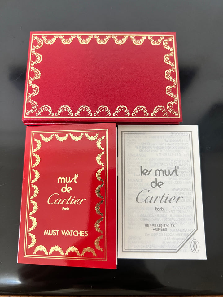 マスト ドゥ カルティエ タンク ブレゲインデックス文字盤 SMサイズ スターリングシルバーに18Kヴェルメイユ