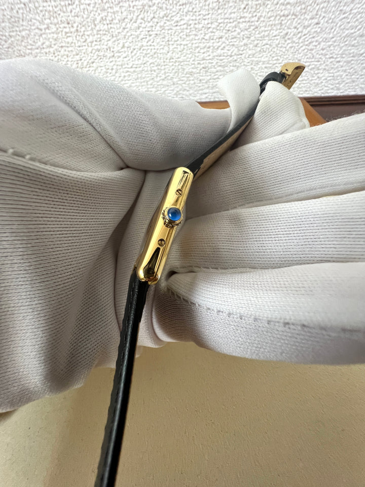 マスト ドゥ カルティエ タンク　レディースヴィンテージウォッチSMサイズ スターリングシルバーに18Kヴェルメイユ