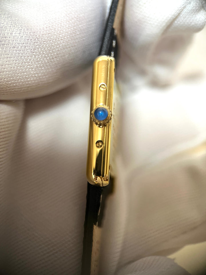 マスト ドゥ カルティエ タンク　レディースヴィンテージウォッチSMサイズ スターリングシルバーに18Kヴェルメイユ