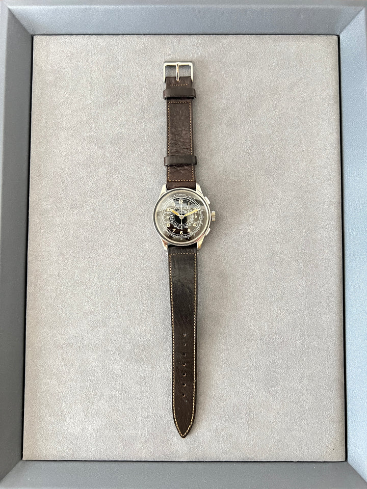 ヴィンテージ ミリタリークロノグラフ　アンジェラス　キャリバー210 CAL.210